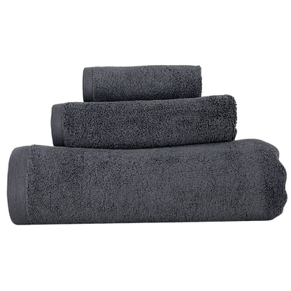 Lincoln & Palm Turkish Cotton Towel Set – Plush, Absorbent, Silver-Infused (3-Piece)