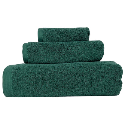 Lincoln & Palm Turkish Cotton Towel Set – Plush, Absorbent, Silver-Infused (3-Piece)