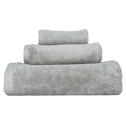Lincoln & Palm Turkish Cotton Towel Set – Plush, Absorbent, Silver-Infused (3-Piece)