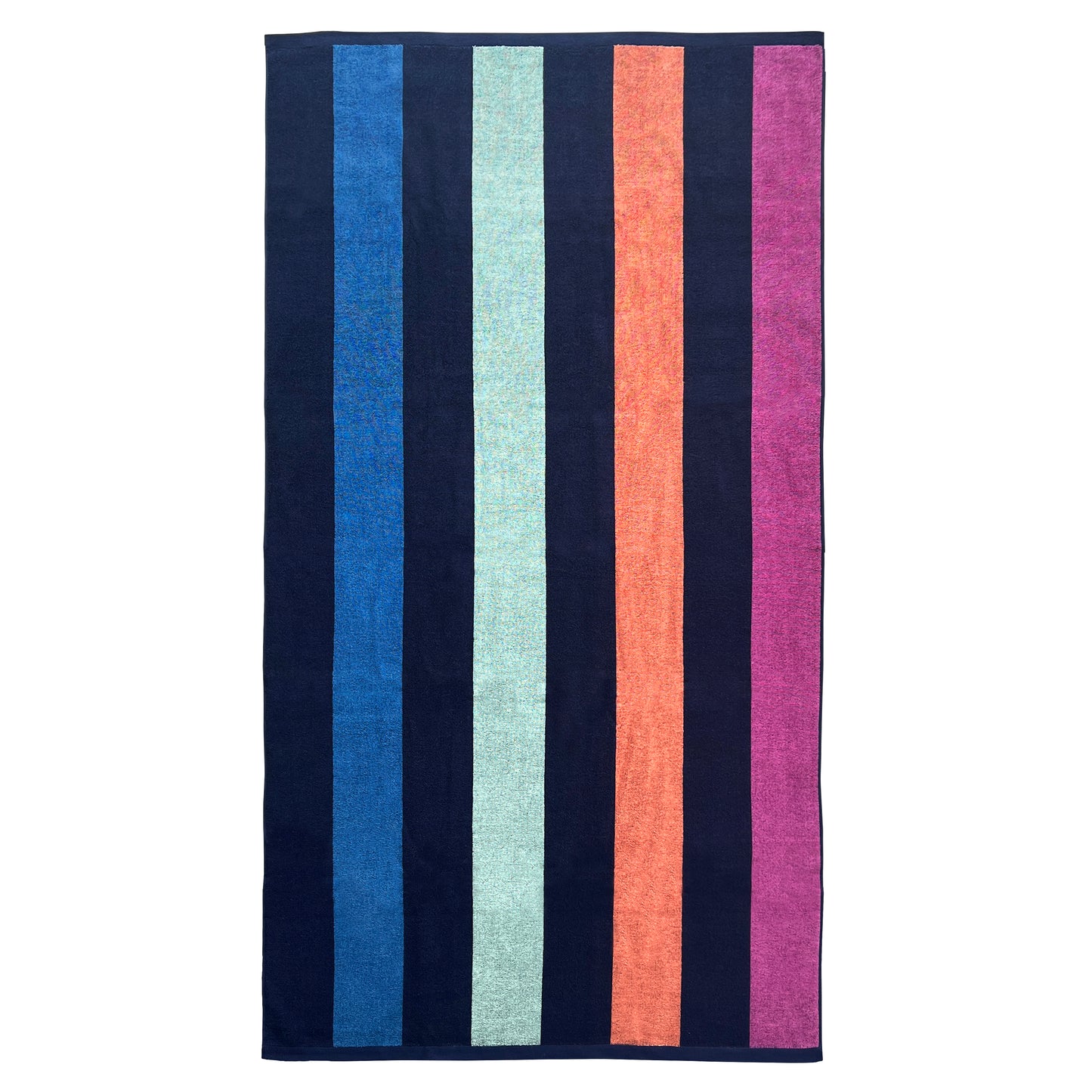 Oversized Terry Beach Towel, 440 GSM Tropical Sunset Series | 1 Piece