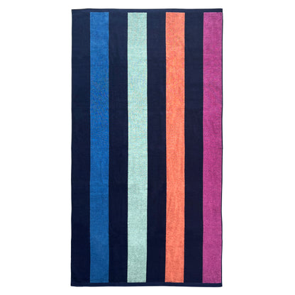 Oversized Terry Beach Towel, 440 GSM Tropical Sunset Series | 1 Piece